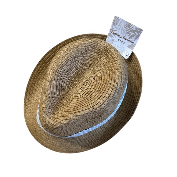 Kids Tommy Bahama Straw Fedora Hat - Picture 4 of 5